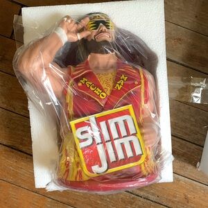 Randy Macho Man Savage Slim Jim version 4.0 display statue! New in box!!